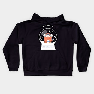 Wrap up warm and embrace the season Kids Hoodie